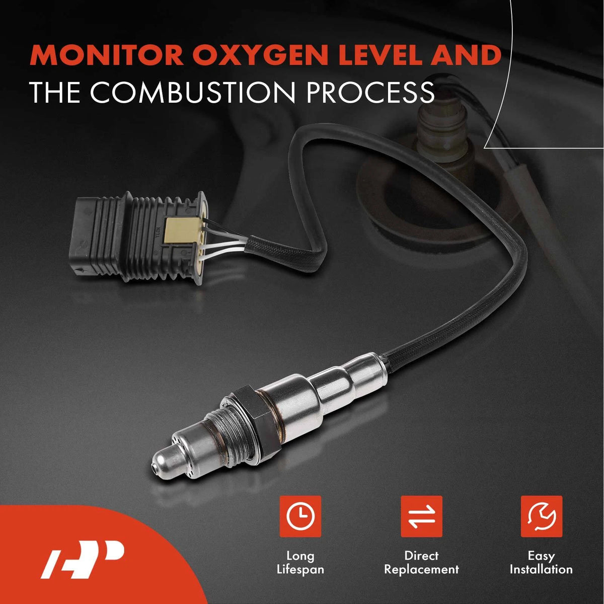 2X Downstream O2 Oxygen Sensor for BMW F87 M2 (2019–2020) 234-4970, 11787848486, 11788603903