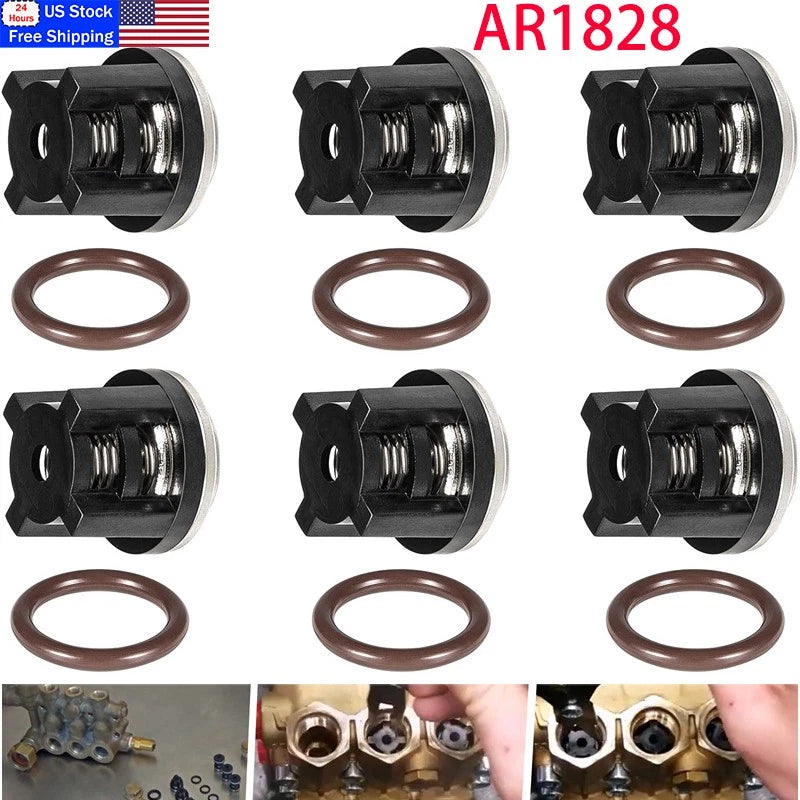 12PCS Pressure Washer Pump Check Valves Kit for Annovi Reverberi 18mm