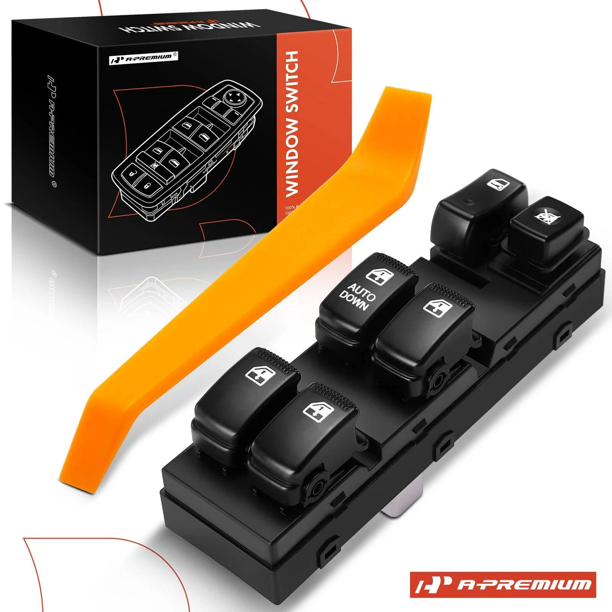 Front Left Power Window Switch for Kia Sportage (2005–2010) SW6920, 935701F360UB, 935701F361UB, DWS1425