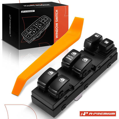 Front Left Power Window Switch for Kia Sportage (2005–2010) SW6920, 935701F360UB, 935701F361UB, DWS1425