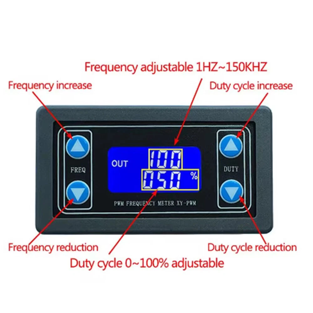 2X PWM Signal Generator Module for Adjustable Frequency Cycle