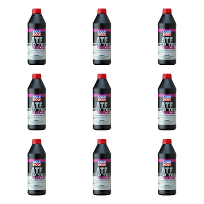 Set of 9 Liqui Moly Top Tec ATF 1900 Automatic Transmission Fluid (9L)