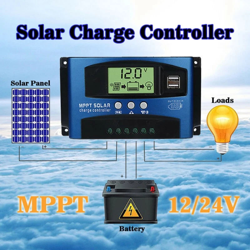 40A MPPT Solar Charge Controller for Auto Focus Tracking (12V/24V) E401-A004-40A