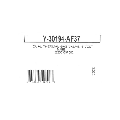 Y-30194-37 Gas Oven Safety Valve for GE Range (222D3389P005)