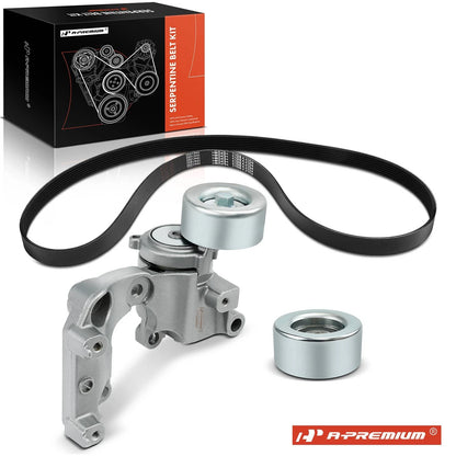 3X Serpentine Belt Drive Component Kit for Lexus IS250 IS350 (2011–2015)
