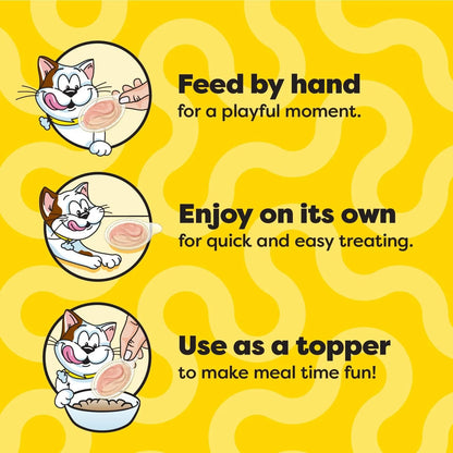 Temptations Lickable Spoons Soft Cat Treats for Cats (48 Count)