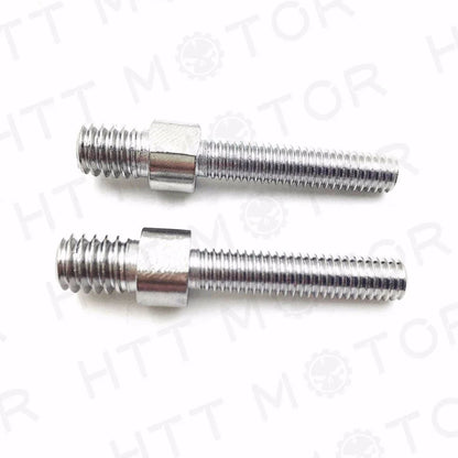 Set of 4 Motorcycle Mirror Bolts Screws 5mm/6mm X 43mm