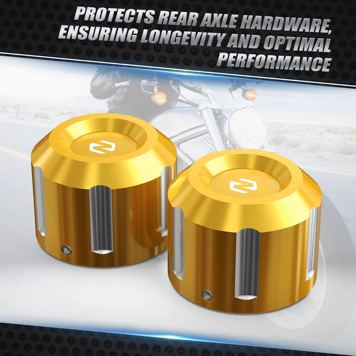 Rear Axle Nut Covers for Harley Road King Special FLHRXS FLHR (2017–2024)