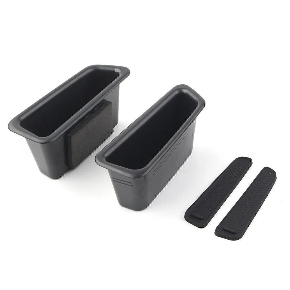 2X Front Door Handle Armrest Storage Box Tray for Volvo S60 V60 (2010–2017)