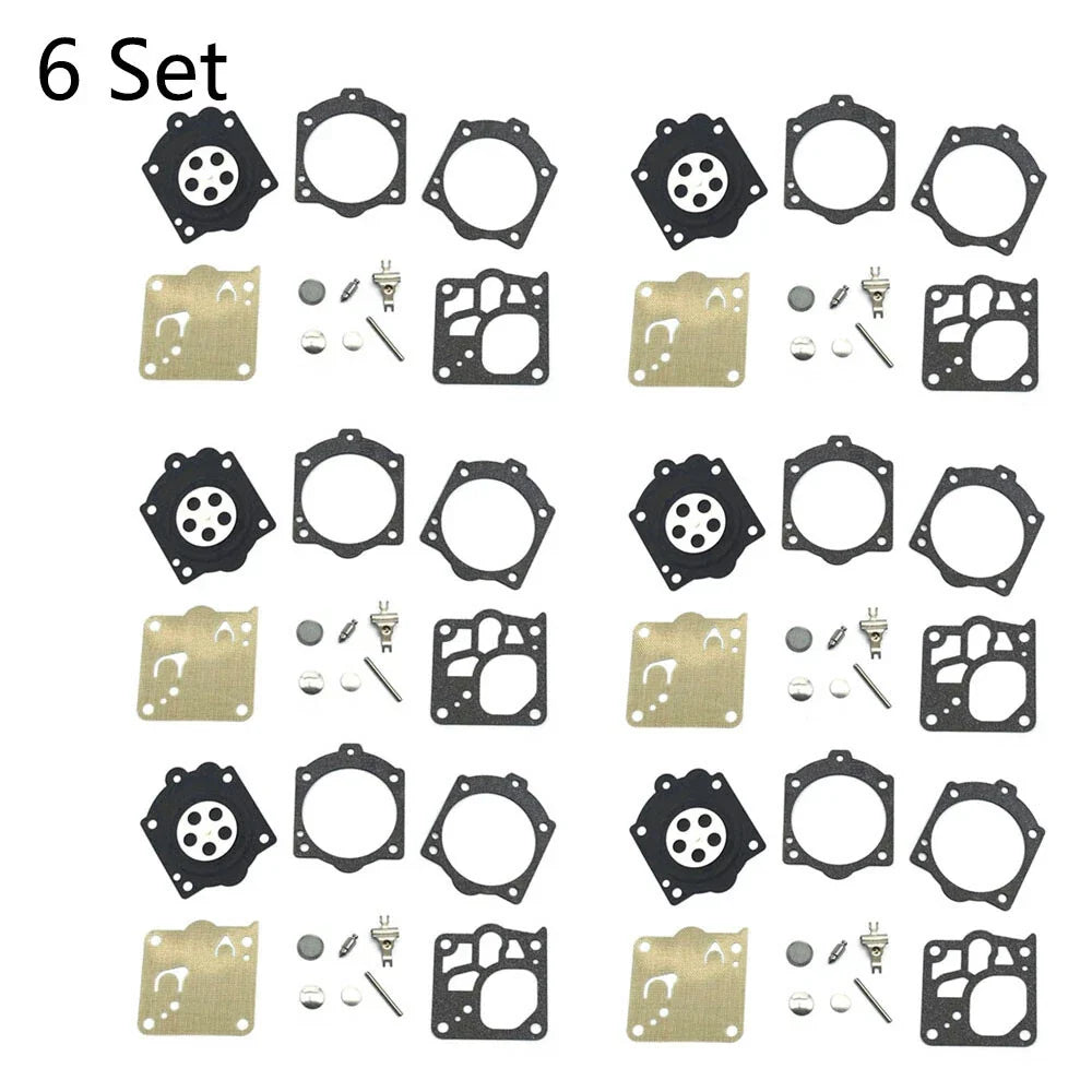 6X Carburetor Gasket Kit for Husqvarna 365 X-Torq 372 X-Torq (K10-RWJ)