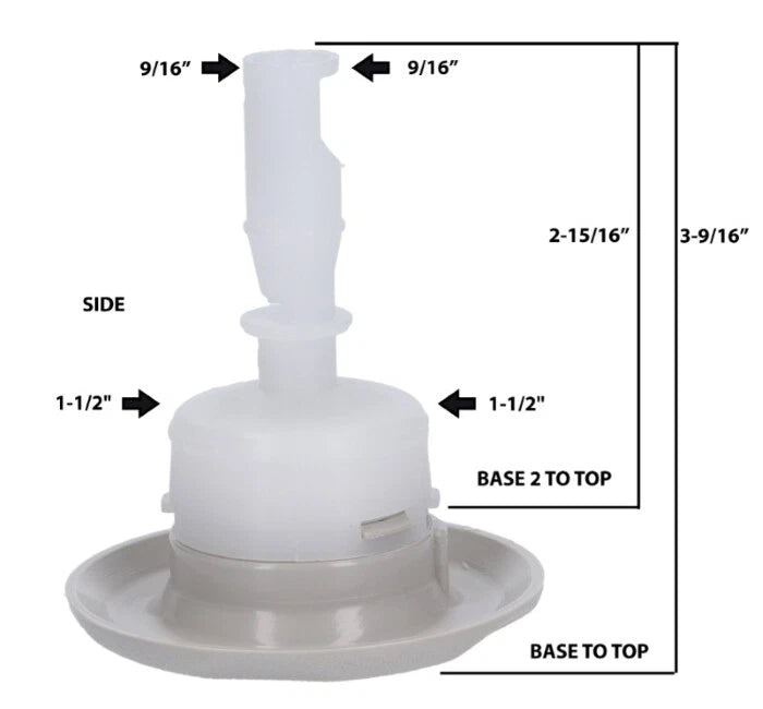 3" Face Emerald Cut Jet for Pentair Cyclone Micro Rotating