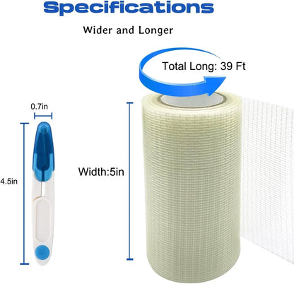 5in x 39FT Waterproof Fiberglass Repair Tape for Multi-Surface