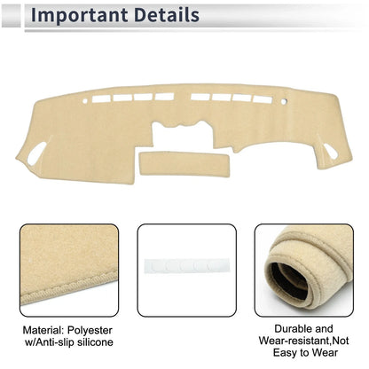 Dashboard Cover Mat for Nissan Fairlady Z33 350Z (2003–2009) Beige