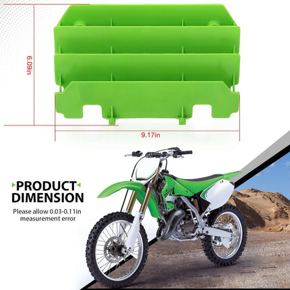2X Radiator Guards for Kawasaki KX125 KX250 (1994–2005) Green