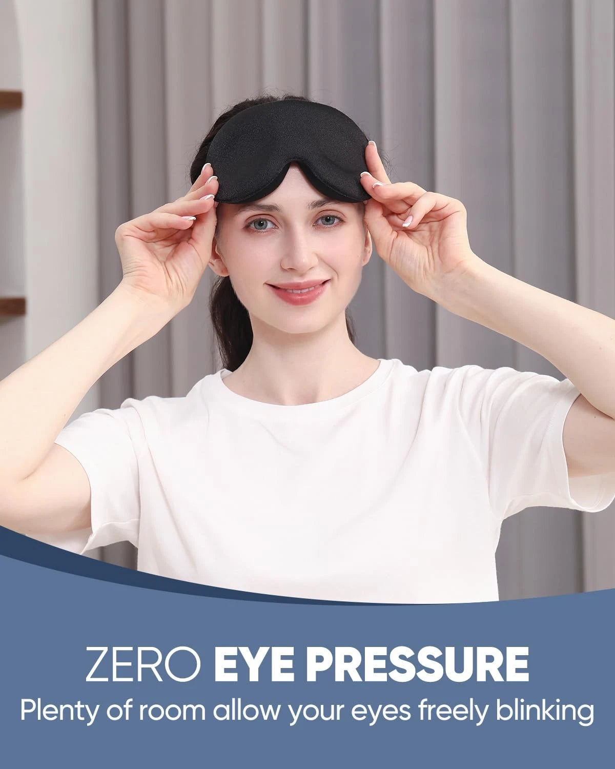 Luxury Sleep Eye Mask for Side Sleeper (Pack of 1)