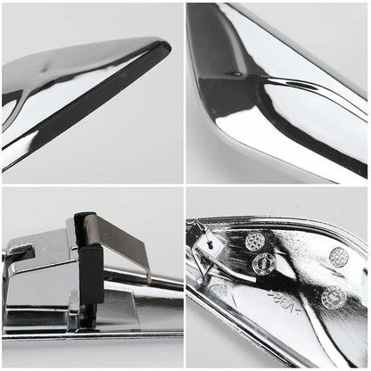 Set of 2 Chrome Fender Emblem Mouldings for BMW X3 X4 (2015–2017)