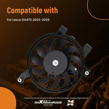 Radiator Cooling Fan Assembly for Lexus GX470 (2003–2009) 8859060050 LX3120104