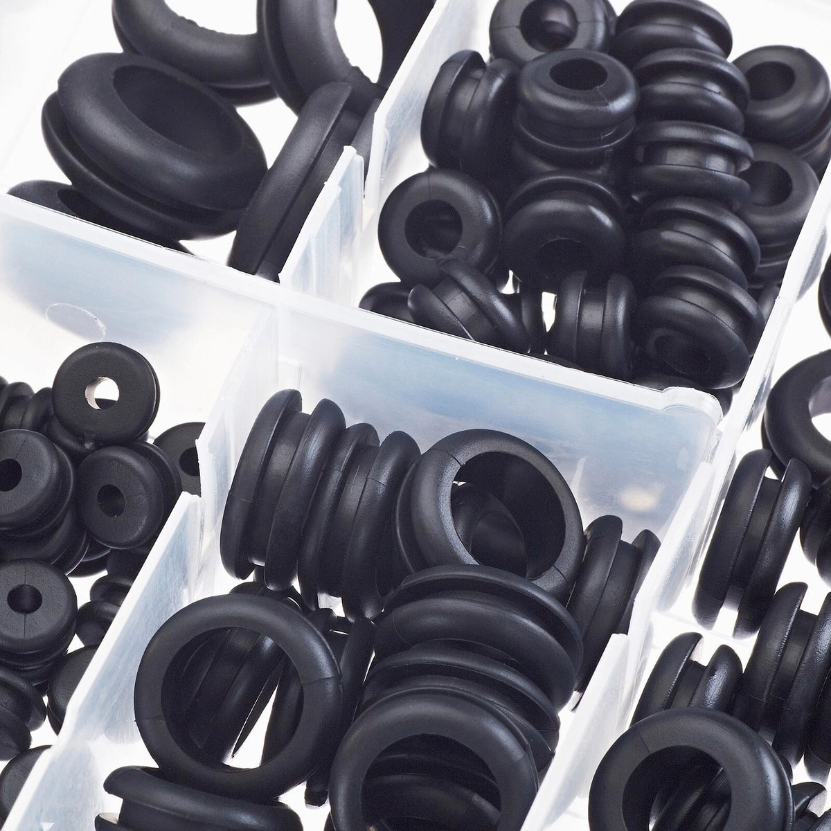 180 pc Rubber Grommet Assortment Kit for Firewall Hole Electrical Wiring