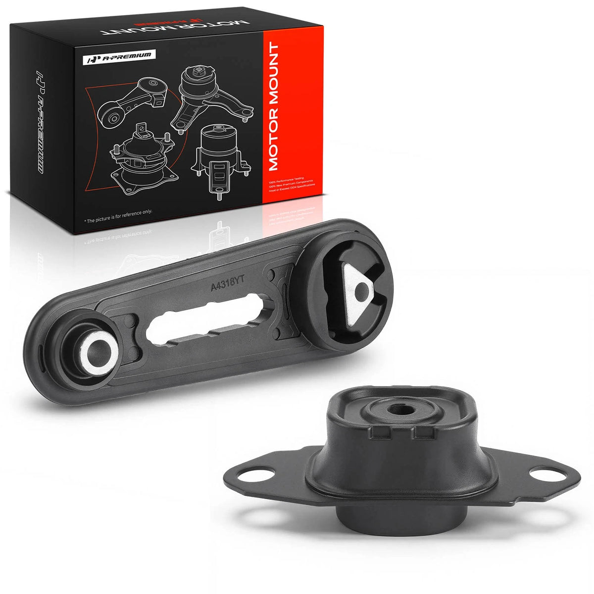 2X Transmission & Torque Strut Mount for Nissan Versa (2007–2012) Cube (2009–2014) - 112202DV0A, 11220ED000, 11220ED50A, 11220EL50A