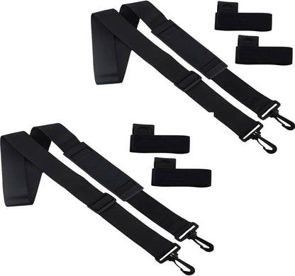 2-Pack Adjustable Fishing Rod Holder Strap for Universal Use