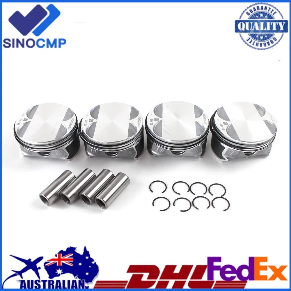 4X Piston Rings Set Φ84mm for BMW E60 E87 E90 118i 120i 320i 520i (N46B20B) 2.0L 11257548001, 11257562451