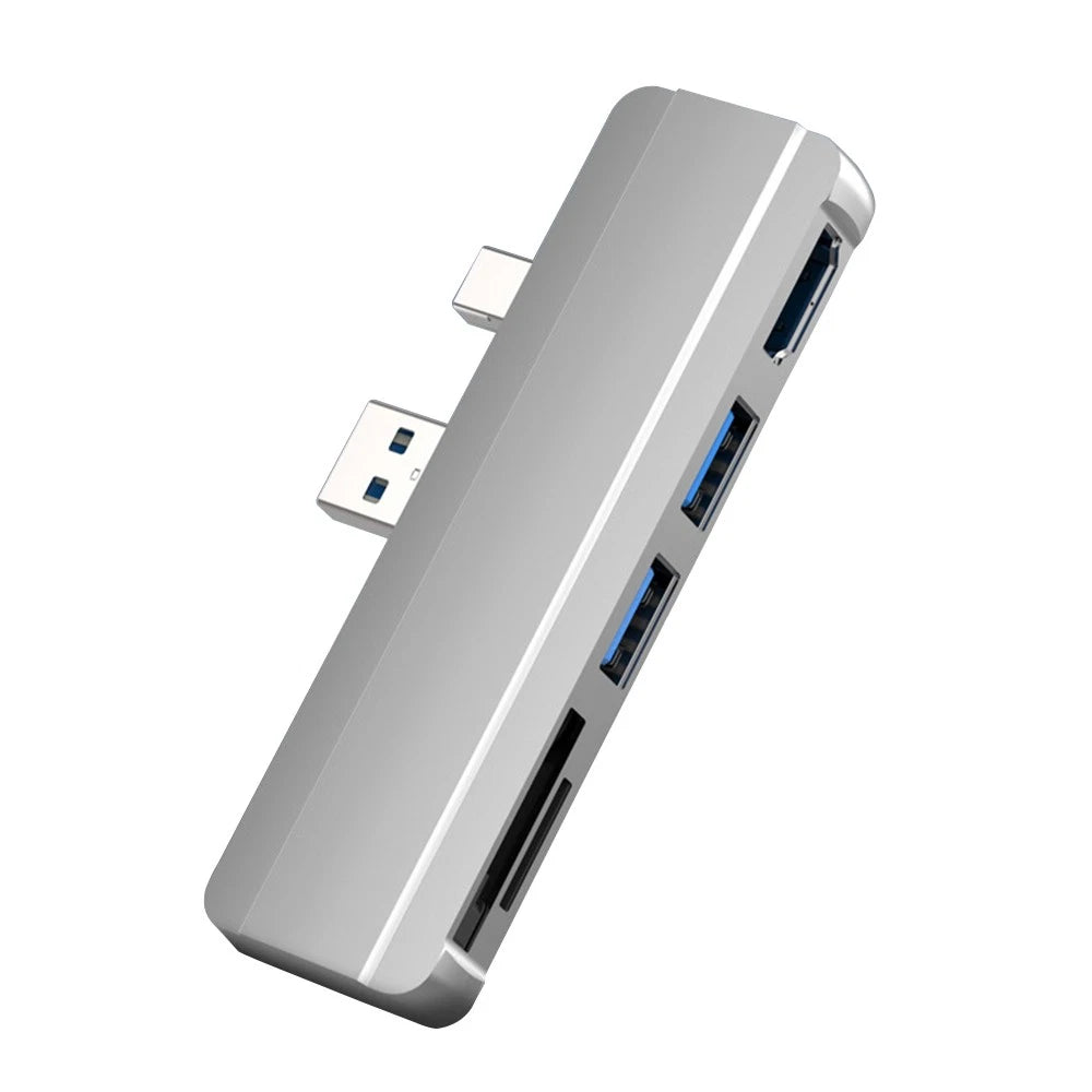 SD/SDHC/Micro SD USB Hub Docking Station Adapter for Surface Pro 4/5/6