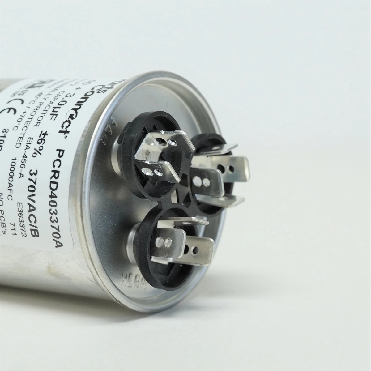 Run Capacitor 40 + 3 mfd 370 Volt Dual Round for American Made
