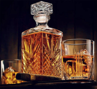 Whiskey Decanter for Bormioli Rocco Selecta Collection (33.75 oz, Clear)