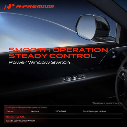 Power Window Switch for Subaru Impreza (2004) 83071FE040, 1S13437