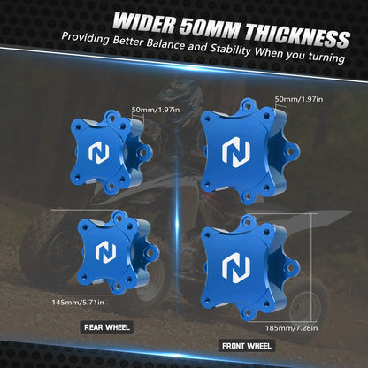 50MM Wheel Hub Spacers for Yamaha Raptor 700 700R YFM700R (2011–2025)