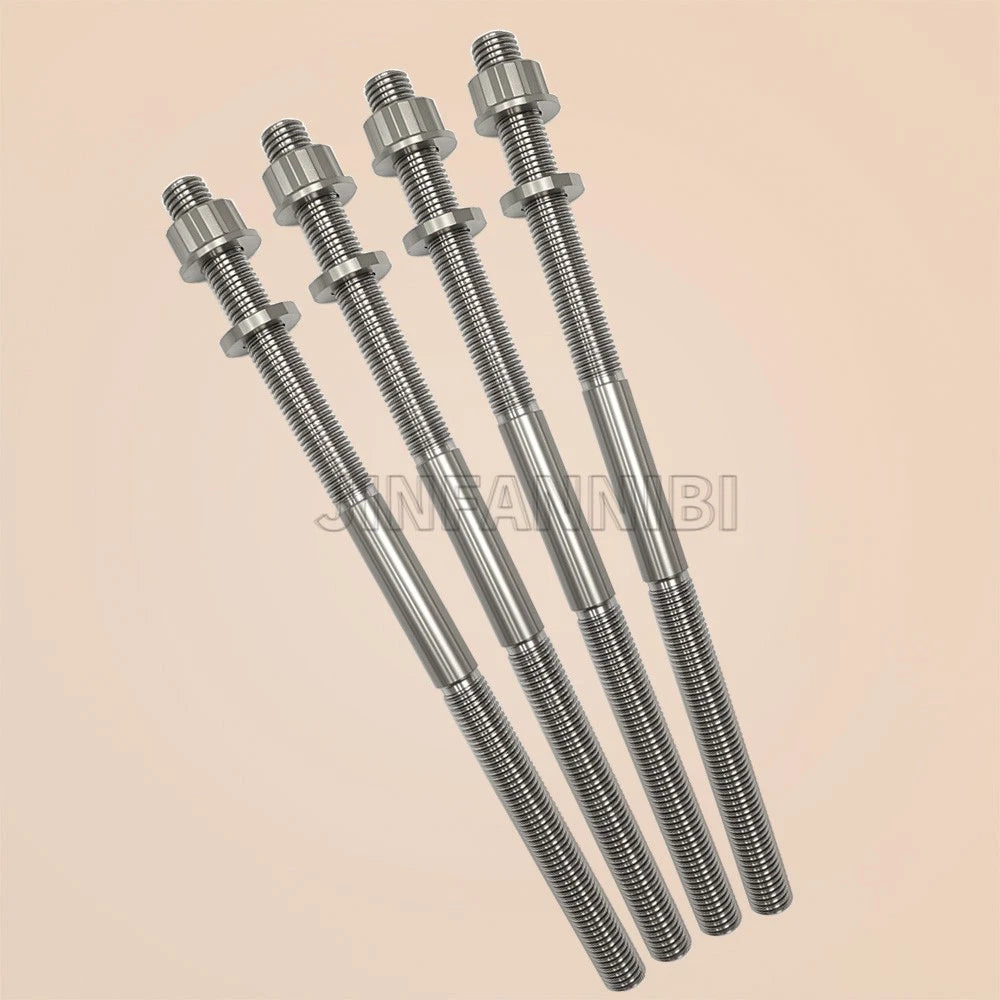 Titanium Cylinder Head Studs Bolt Nut Kit for Kawasaki KFX400 (2003–2006) 09103-10276, 09160-10082