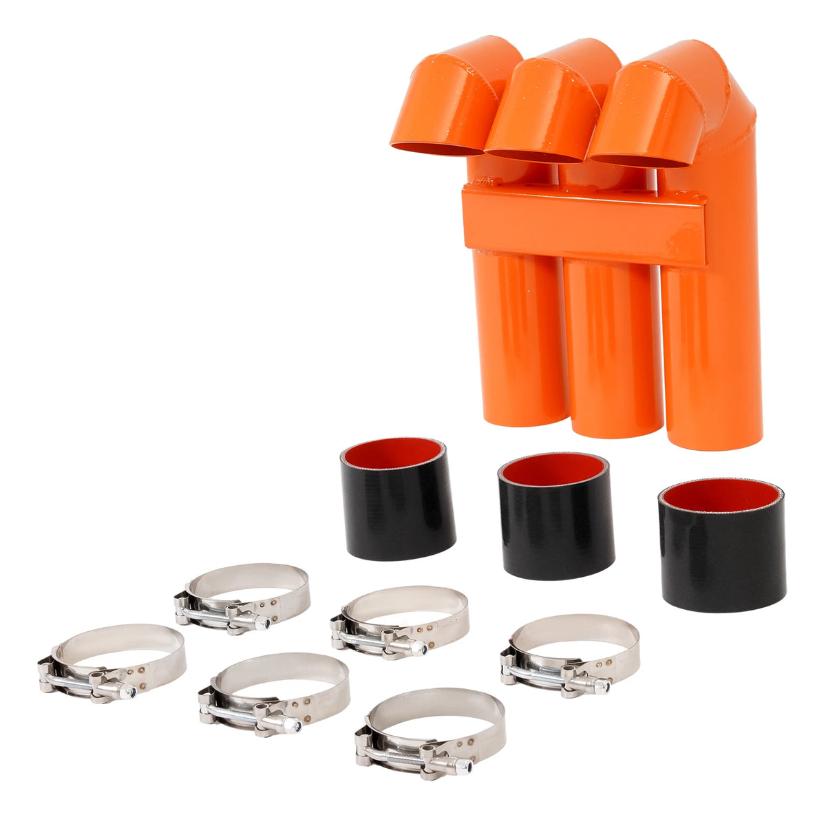 3" Aluminum Orange Snorkel Riser Kit for Polaris Sportsman (2016–2024) AINUO000006465