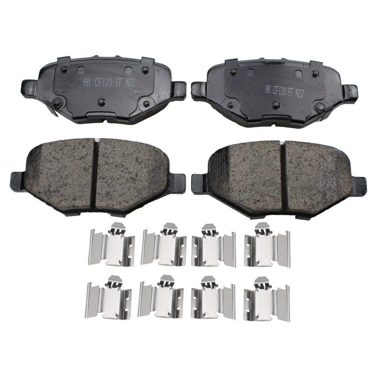 Akebono ProACT Rear Ceramic Disc Brake Pads for Chrysler Dodge Ford Lincoln VW