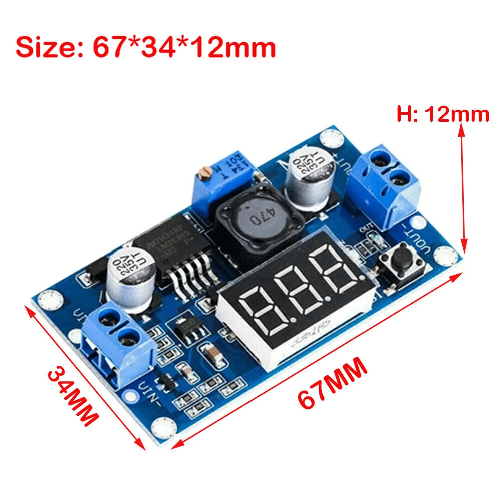 5X DC-DC Step Down Power Supply Module LM2596 2.5-40V IN/OUT