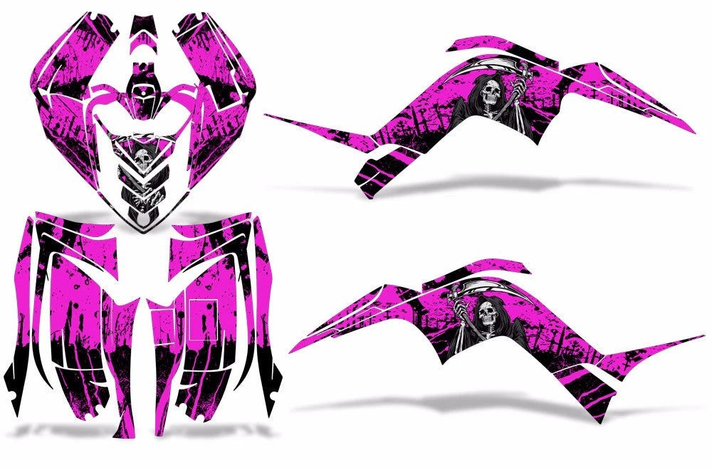Graphic Decals Stickers for Yamaha Raptor 90 (2009–2015)