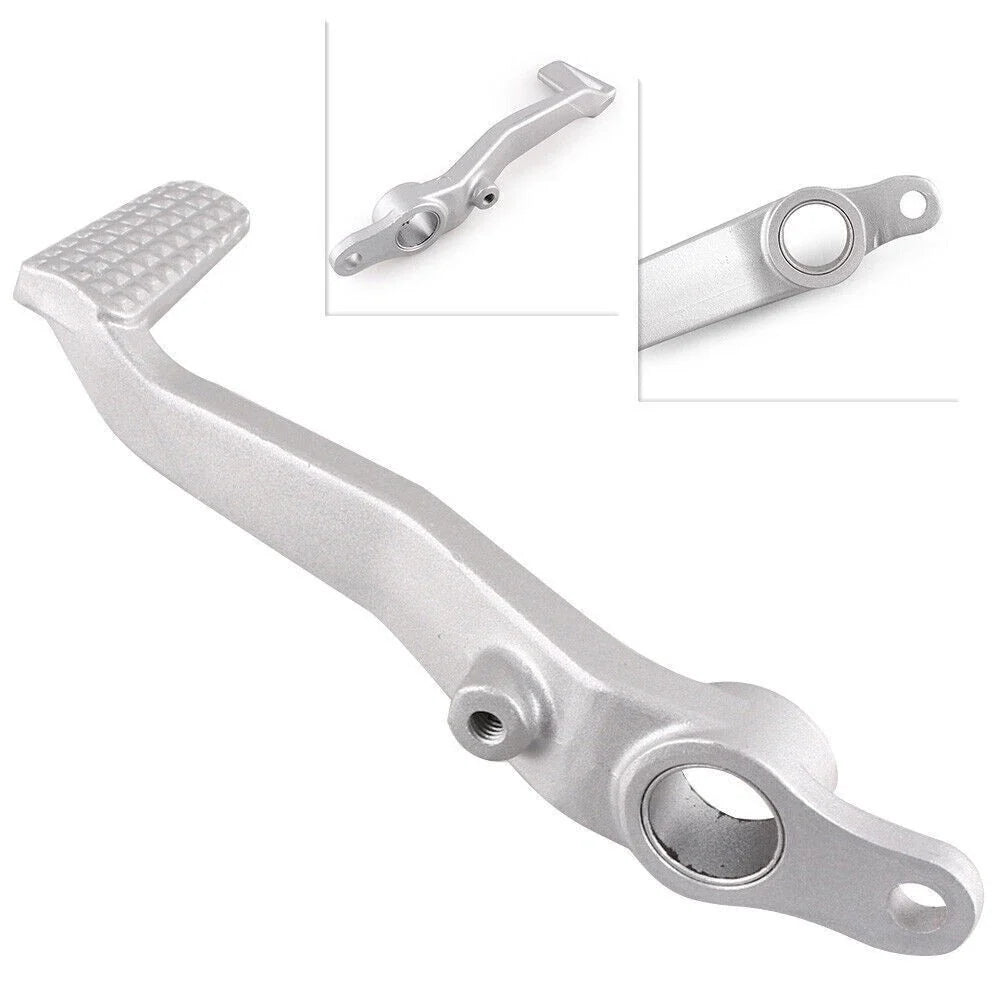 Rear Brake Pedal Lever for Kawasaki Ninja ZX9R (1998–2003) & ZX6R (2003–2004) Silver