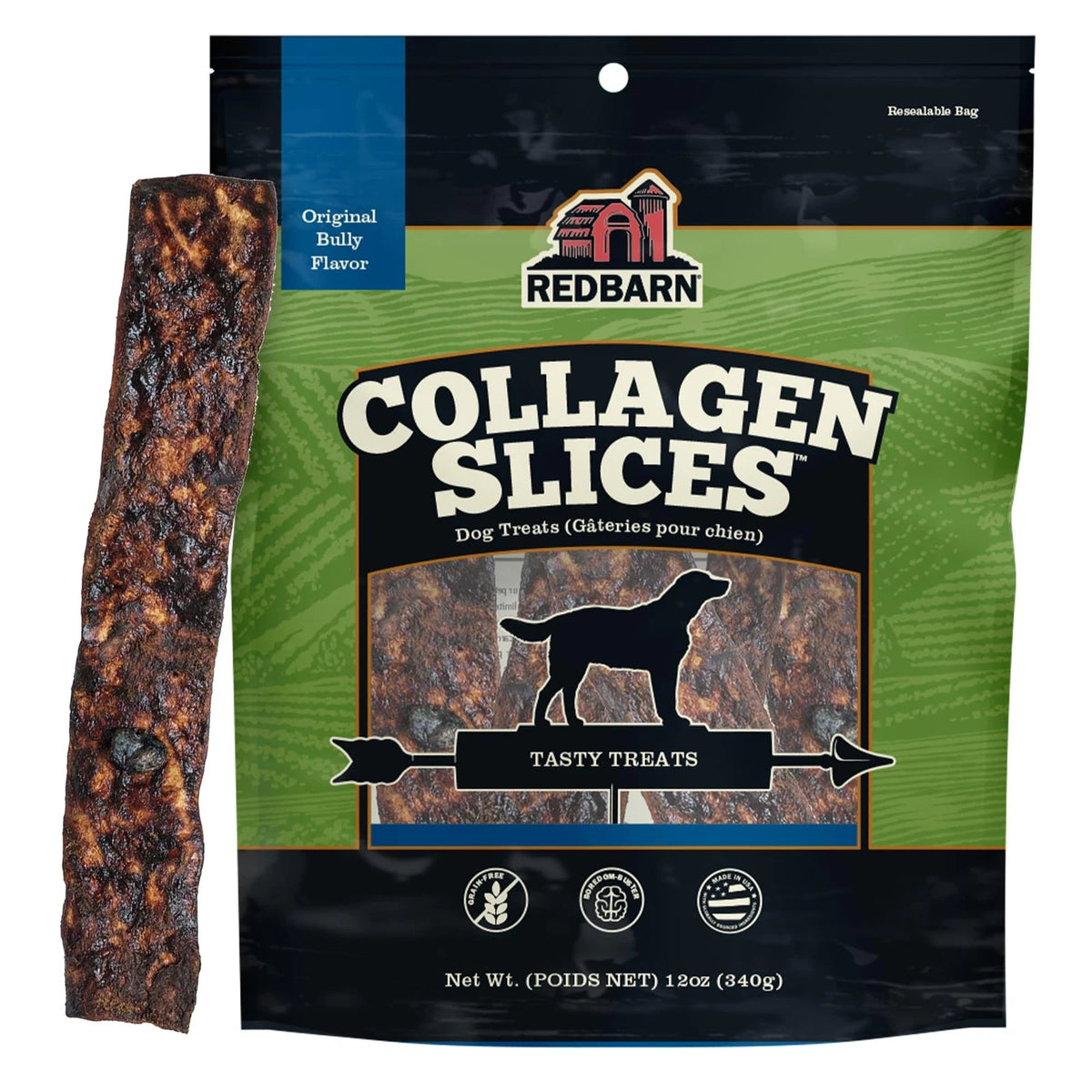 Collagen Slices Chews for Dogs - Original Bully 12oz Bag