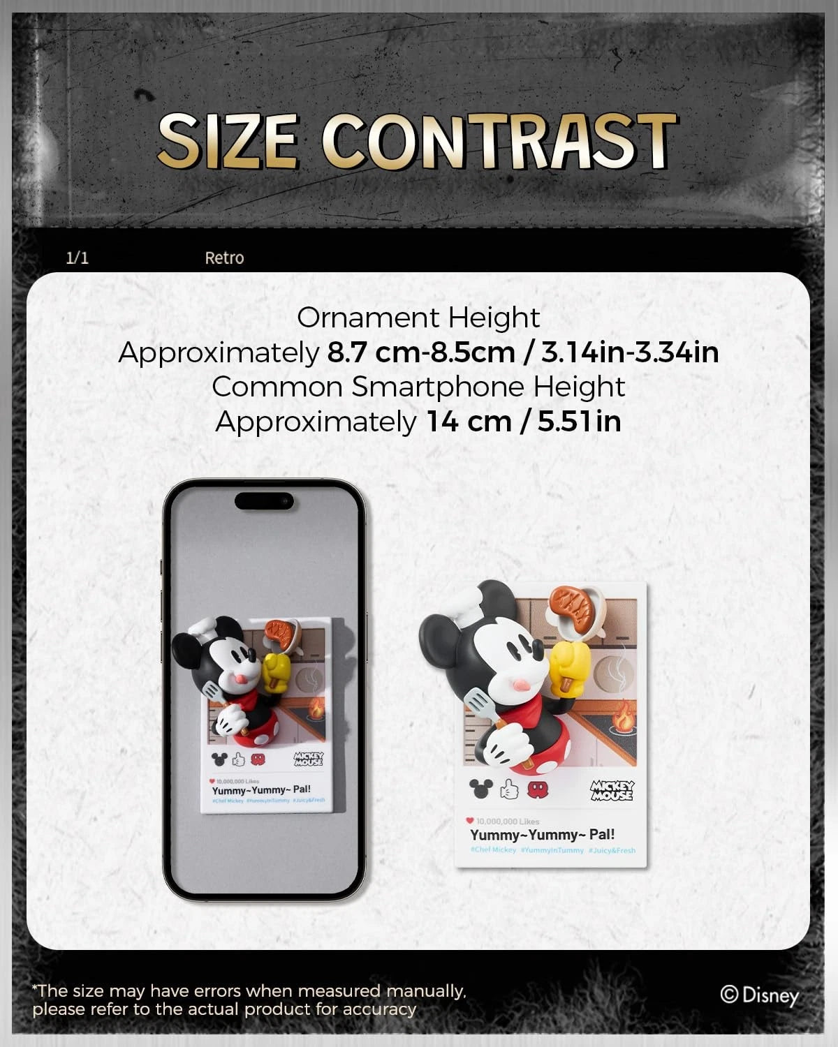 Mickey Mouse Blind Box Fun in Life Series 3D (3 inches)