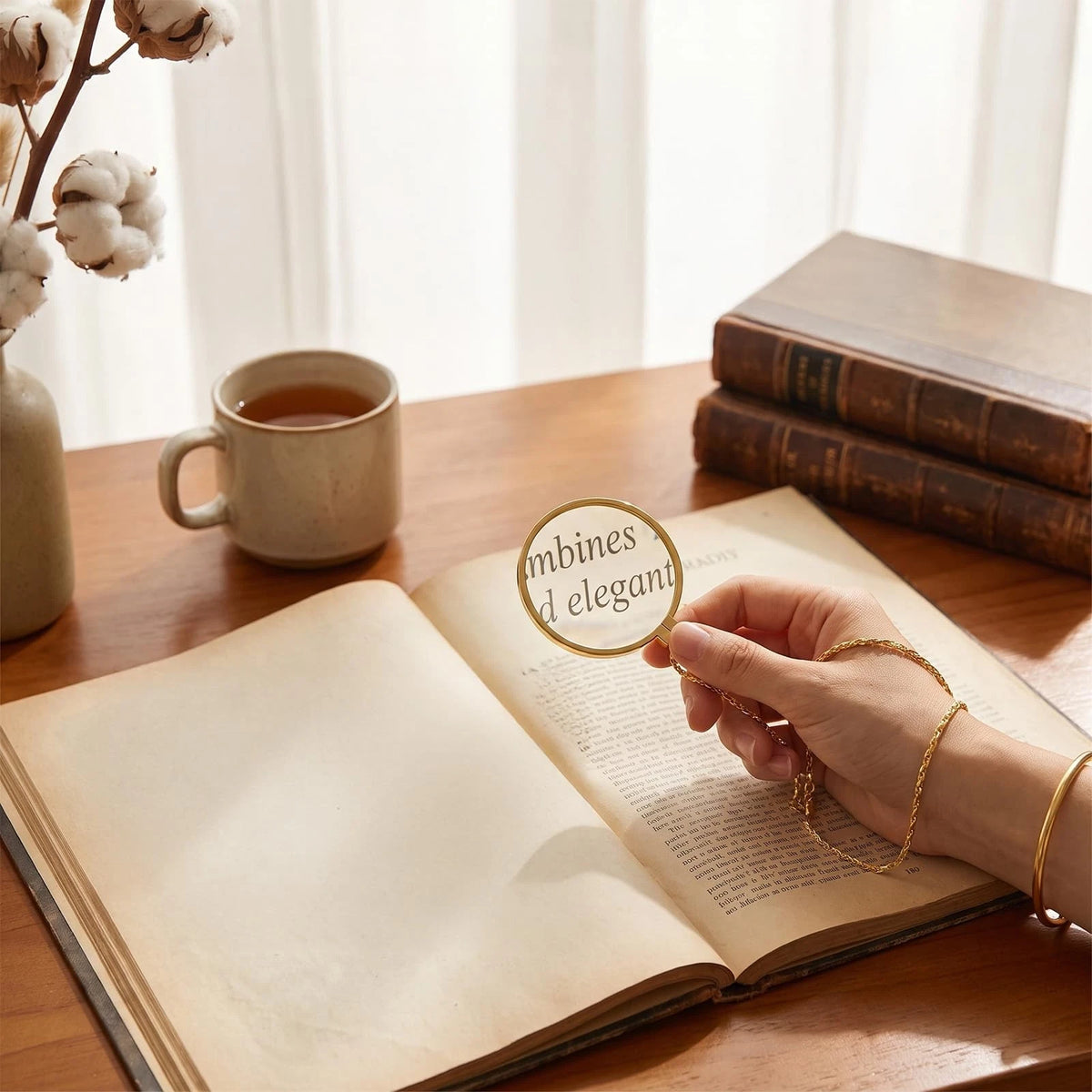 3X Magnifying Glass Necklace Monocle 5X Magnifier