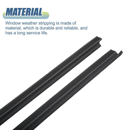 2X Window Glass Seals for Nissan D21 (1986–1997) 745060774255