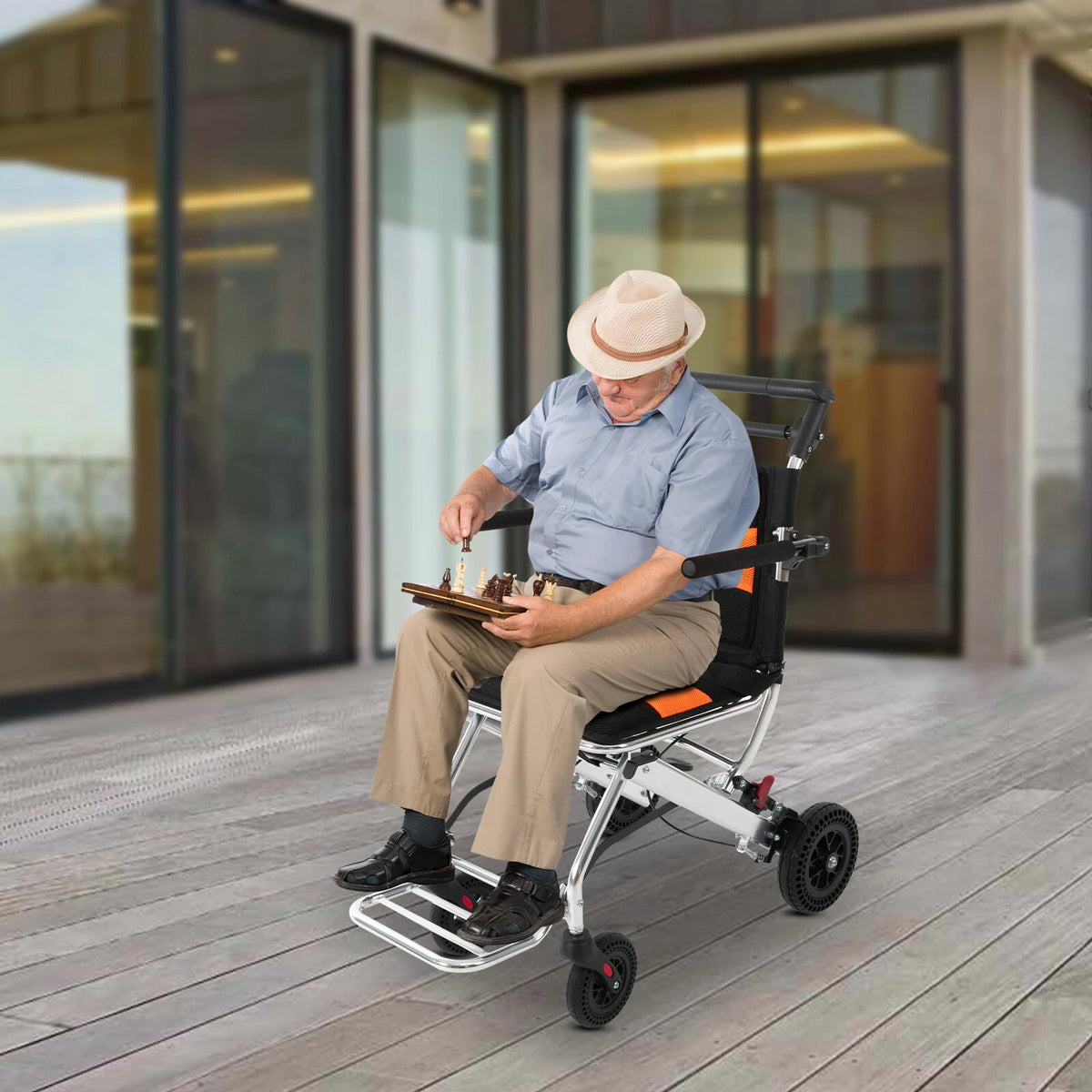 Portable Folding Transport Wheelchair for Seniors (2023–2023)
