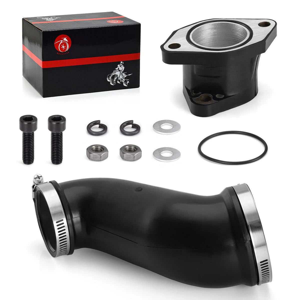 Intake Manifold Boot Joint & Air Box Cleaner for Yamaha Warrior 350 (1987–2004)