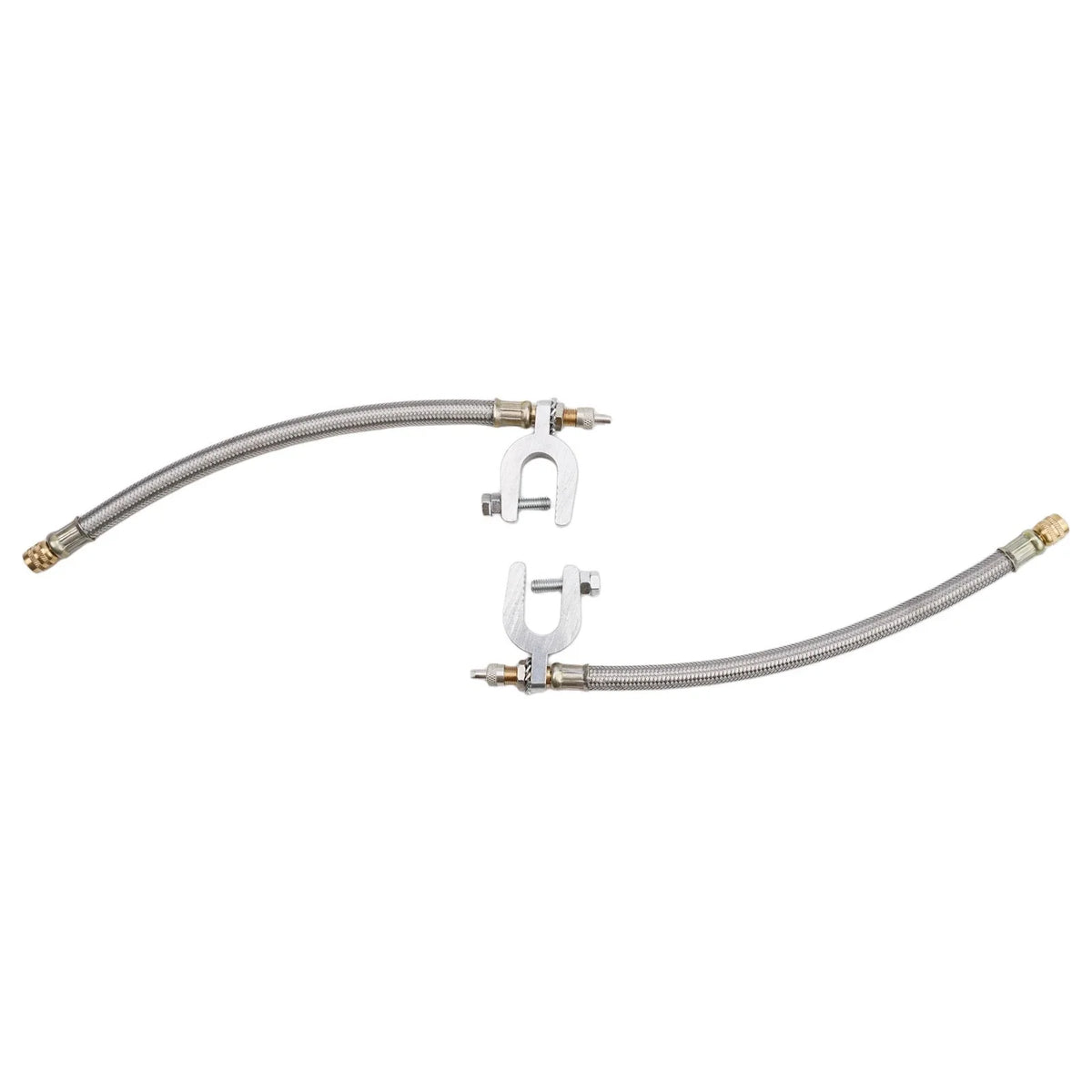 Dual Wheel Valve Stem Extension Set of 2 for Stainless Steel