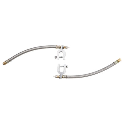 Dual Wheel Valve Stem Extension Set of 2 for Stainless Steel
