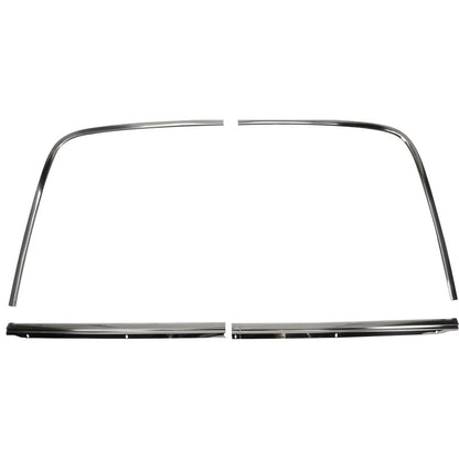 Set of 2 Rear Window Molding Kit for Chevy Nova (1968–1974) M1651