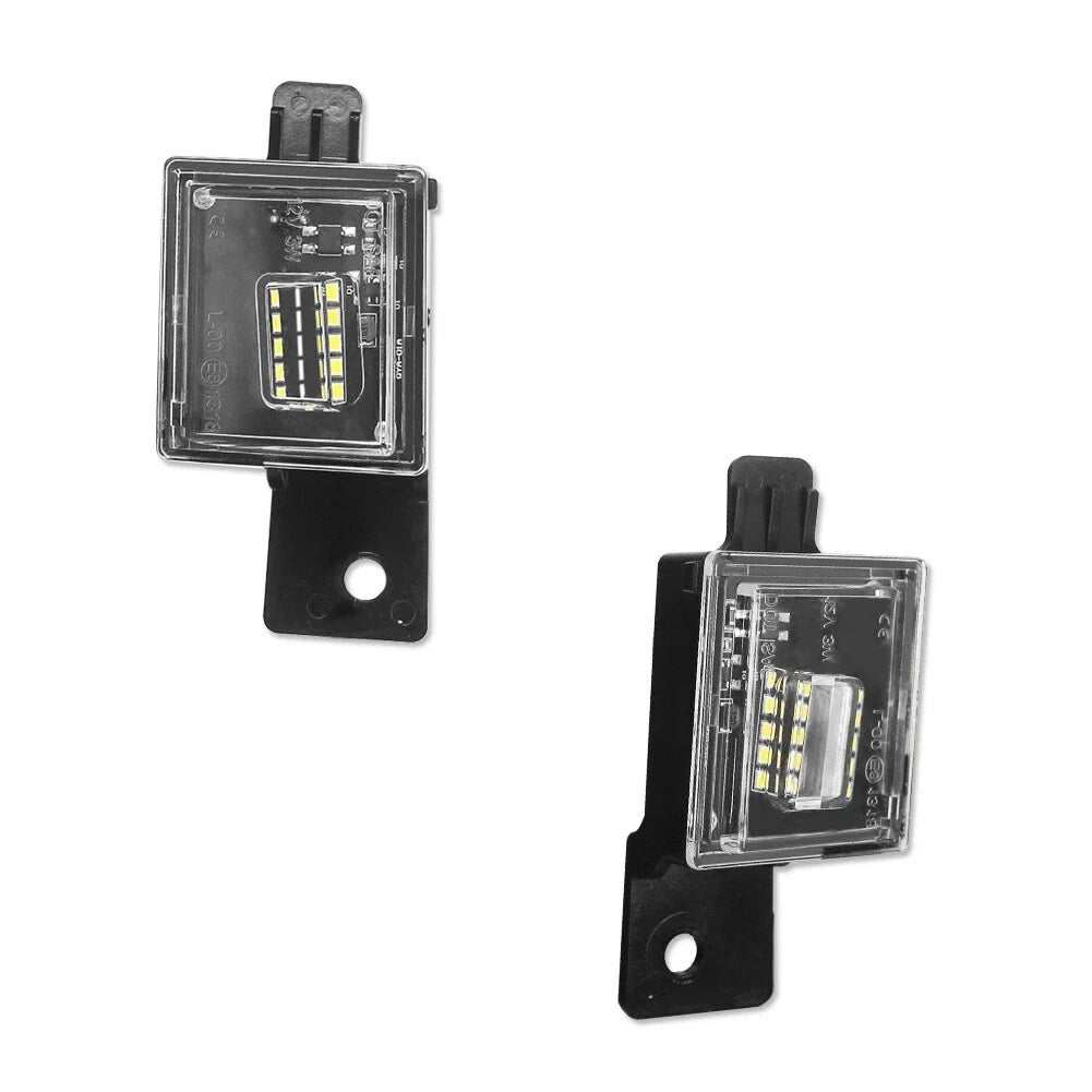 LED License Plate Lights for Chevrolet Silverado GMC Sierra 1500 2500 (2014–2023)