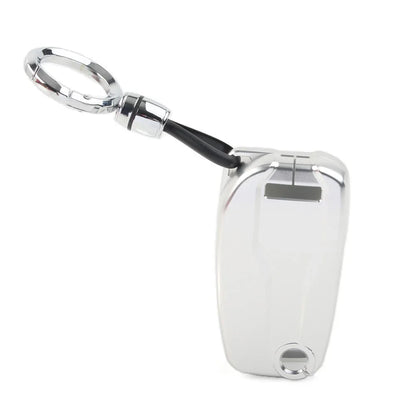 Key Case Shell Cover for Ducati Diavel (2011–2023) - Aluminum Alloy Silver