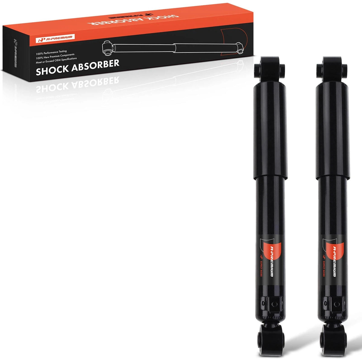 Set of 2 Shock Absorbers for Hyundai Santa Fe (2001–2020) 551140, 37322