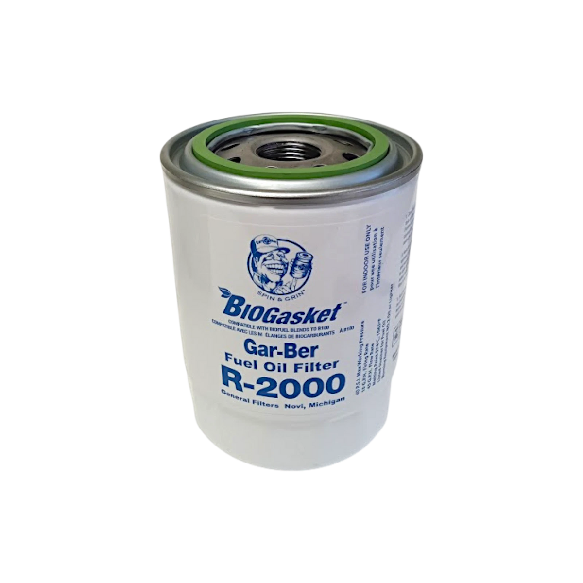 R-2000 Spin On Furnace Fuel Oil Filter Cartridge for Garber