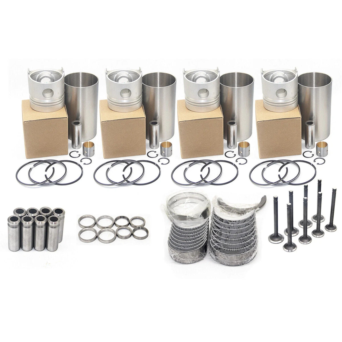 Overhaul Rebuild Kit for Komatsu 4D94 4D94E 4D94-2 (Gasket Free)
